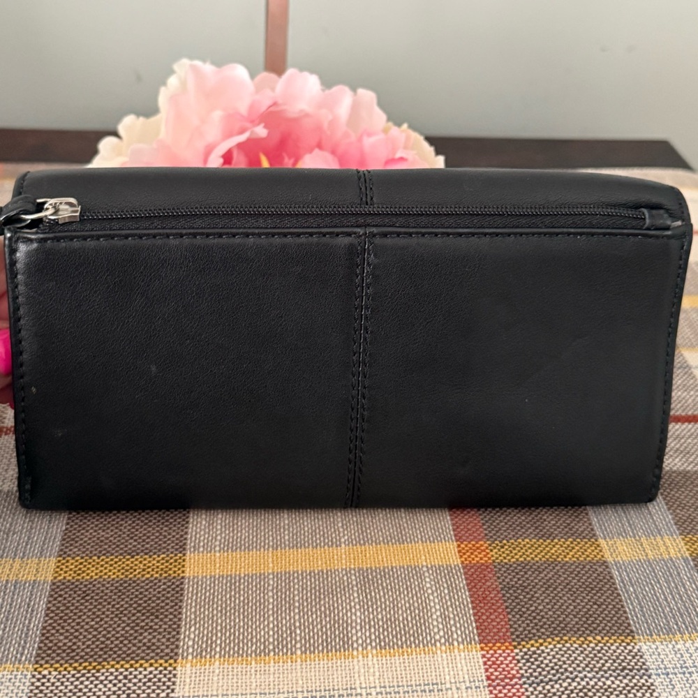 Coach Vintage Soho Leather Pleated Trifold Wallet - Crossbody - Picture 12 of 14